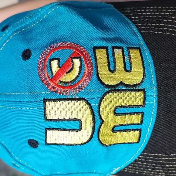 Never Give Up U can't C Me John Cena Wrestling Baseball Hat Cap Adjustable Blue - Picture 2 of 13